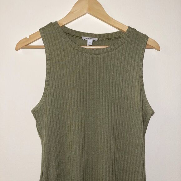 Nine West | Sage Rib Crewneck Sleeveless Midi Dress | Medium - Picture 3 of 8